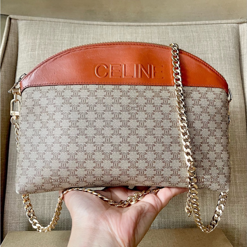 Authentic Celine vintage clutch crossbody bag (WN18)